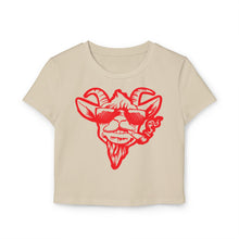 Load image into Gallery viewer, Red Goat Women's Baby Tee
