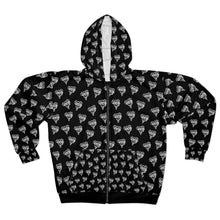 Load image into Gallery viewer, The Goat Patterned Zip Hoodie