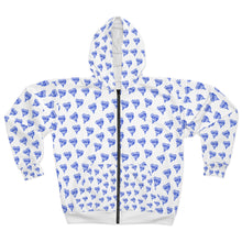 Load image into Gallery viewer, The Goat Patterned Zip Hoodie