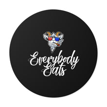 Load image into Gallery viewer, OF Everybody eats Round Vinyl Stickers