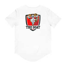 Load image into Gallery viewer, THE GOAT Curved Hem Tee