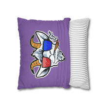 Load image into Gallery viewer, OF SET-2 Dream Big Win Bigger Square Pillow Case Purple
