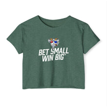 Load image into Gallery viewer, OF SET-2 Bet Small Win Big Crop Top
