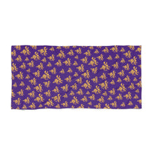 Load image into Gallery viewer, OF SET-2 Goat Pattern Beach Towel Purple

