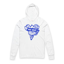 Load image into Gallery viewer, The Goat Unisex Hooded Long Sleeve Tee
