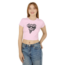 Load image into Gallery viewer, Black Goat Women&#39;s Baby Tee
