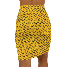 Load image into Gallery viewer, OF SET-2 Goat Pattern Mini Skirt Yellow
