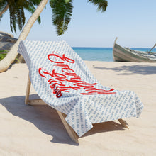 Load image into Gallery viewer, Everybody Eats Beach Towel
