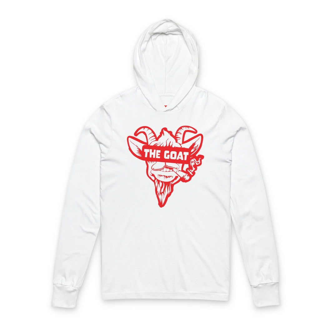 The Goat Unisex Hooded Long Sleeve Tee