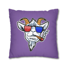 Load image into Gallery viewer, OF SET-2 Dream Big Win Bigger Square Pillow Case Purple
