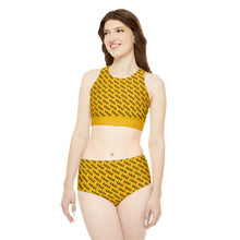 Load image into Gallery viewer, OF SET-2 Goat Sporty Bikini Set Yellow
