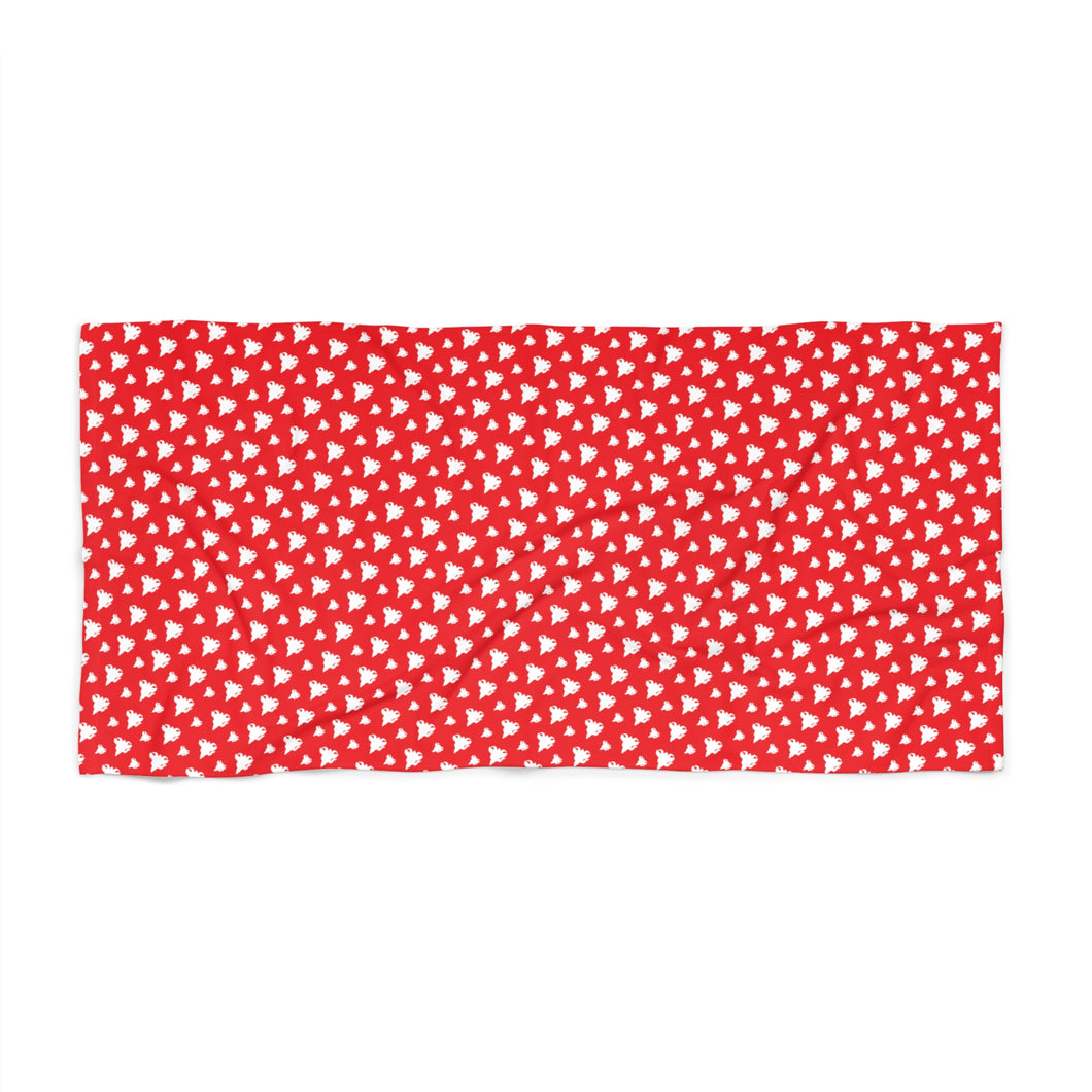 OF SET-2 Goat Pattern Beach Towel Red
