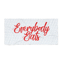 Load image into Gallery viewer, Everybody Eats Beach Towel
