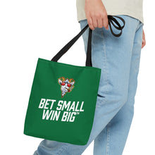 Load image into Gallery viewer, OF SET-2 Bet Small Win Big Tote Bag Green
