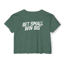 Load image into Gallery viewer, OF SET-2 Bet Small Win Big Crop Top
