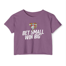 Load image into Gallery viewer, OF SET-2 Bet Small Win Big Crop Top Multi-Color

