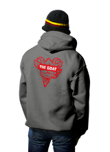 Load image into Gallery viewer, The GOAT Blindfold Men&#39;s Sueded Cotton Blend Full-Zip Hoodie
