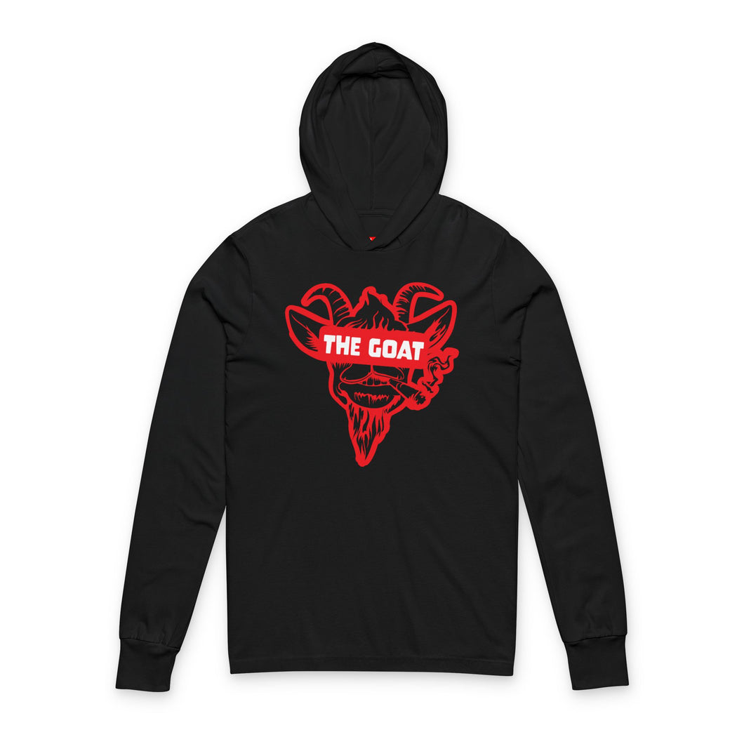 The Goat Unisex Hooded Long Sleeve Tee