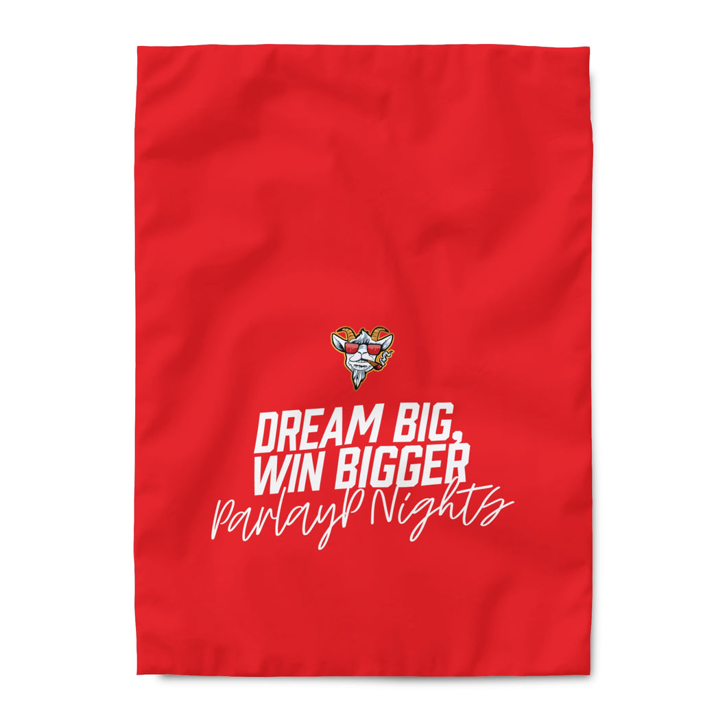 OF Dream Big Win Bigger Duvet Cover