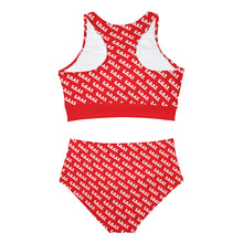 Load image into Gallery viewer, SET-2 Goat Sporty Bikini Set Red
