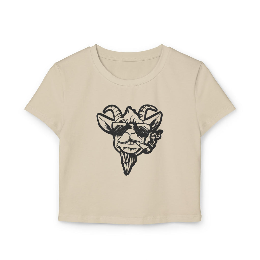 Black Goat Women's Baby Tee