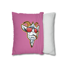 Load image into Gallery viewer, OF SET-2 Dream Big Win Bigger Square Pillow Case Pink
