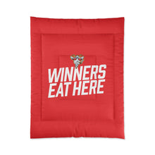 Load image into Gallery viewer, OF Winners eat here Comforter
