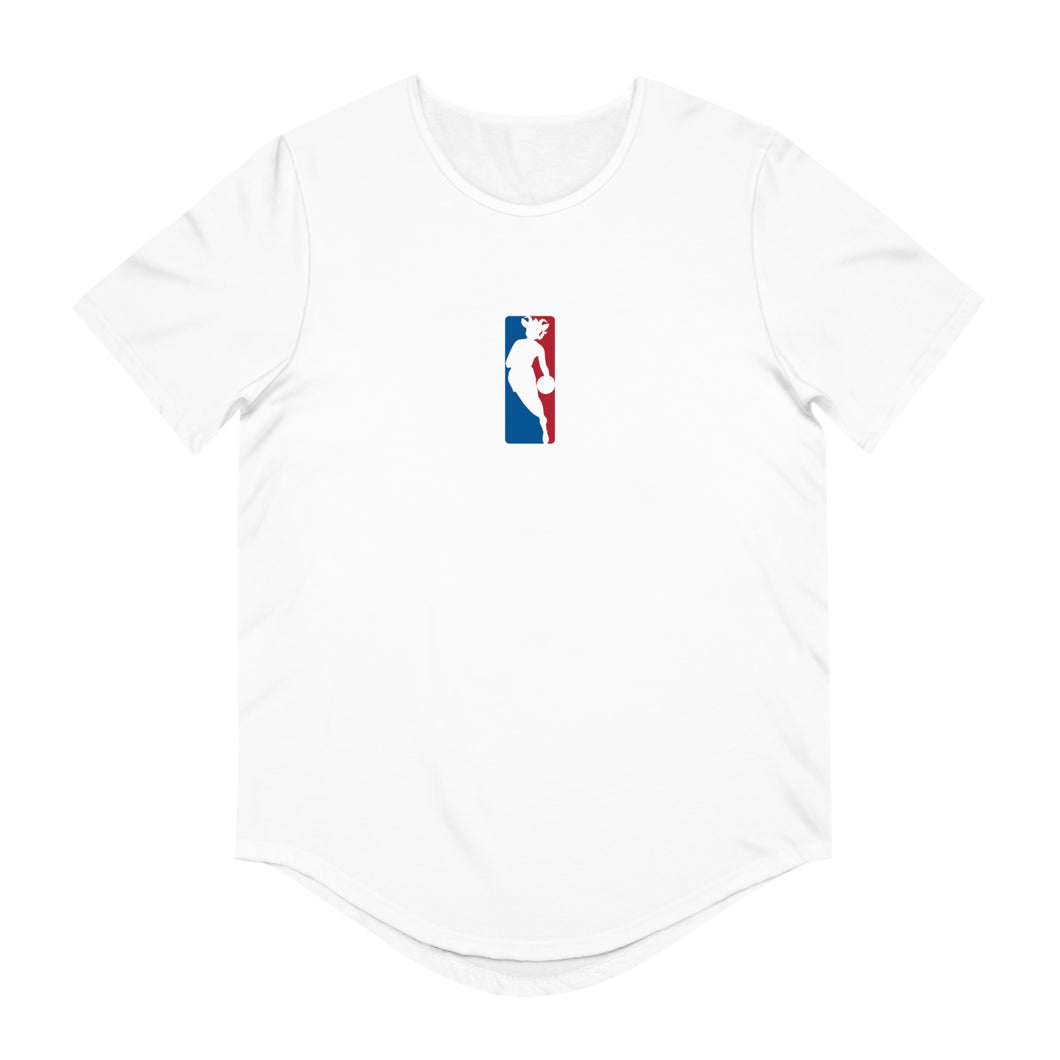 THE GOAT Series Curved Hem Tee