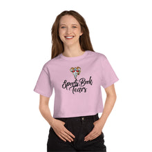 Load image into Gallery viewer, OF SET-1 Sports Book Tears Cropped T-Shirt Pink-White

