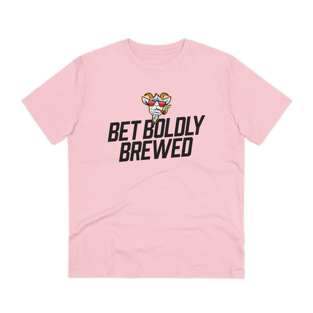 OF SET-2 Bet Boldly Brewed Organic T-shirt Pink-Yell-Orng-Wht