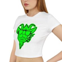 Load image into Gallery viewer, Green Goat Women&#39;s Baby Tee
