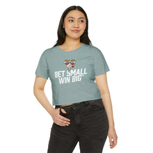 Load image into Gallery viewer, OF SET-2 Bet Small Win Big Crop Top Multi-Color
