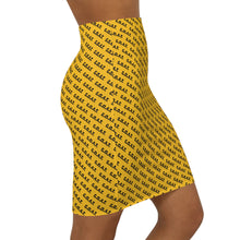 Load image into Gallery viewer, OF SET-2 Goat Pattern Mini Skirt Yellow
