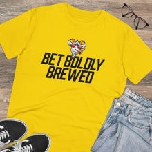 Load image into Gallery viewer, OF SET-2 Bet Boldly Brewed Organic T-shirt Pink-Yell-Orng-Wht

