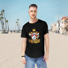 Load image into Gallery viewer, THE GOAT King Curved Hem Tee

